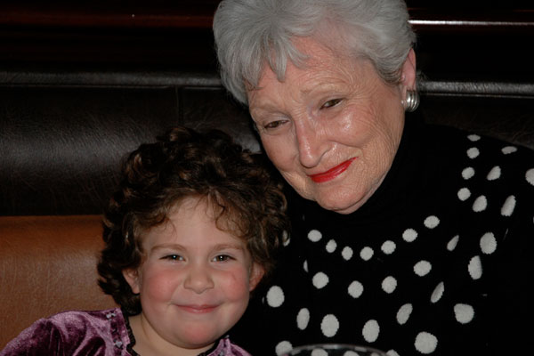 grandma with granddaughter